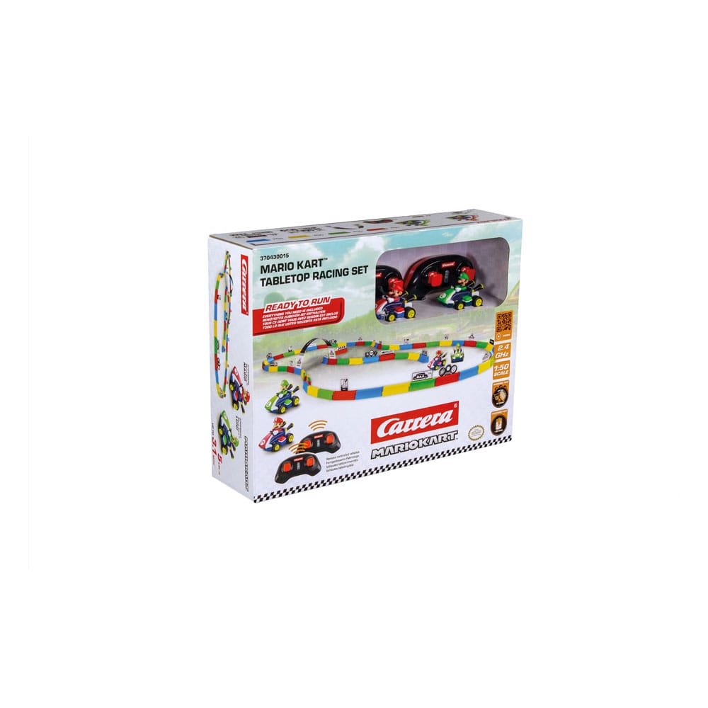 Super Mario Kart RC Remote Controlled Car 1/43 2.4GHz Tabletop Racing Set Mario